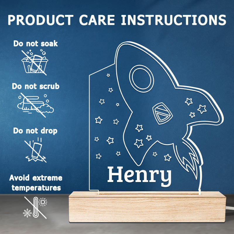 Lovely Moon & Stars - Family Personalized Custom Heart 3D LED Light - Mother's Day, Baby Shower Gift, Gift For First Mom