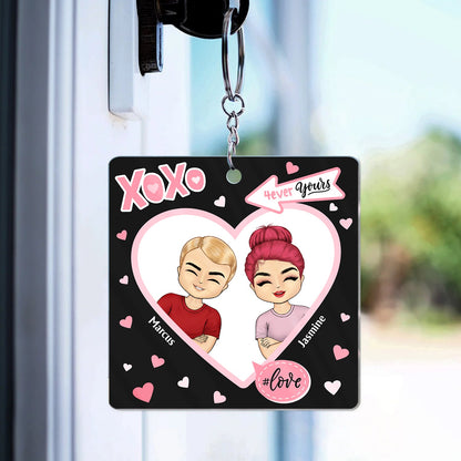 Couple Miles Has Nothing On Us - Gift For Long Distance Couples - Personalized Acrylic Keychain