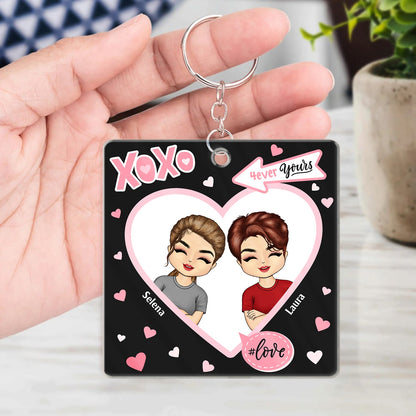 Couple Miles Has Nothing On Us - Gift For Long Distance Couples - Personalized Acrylic Keychain