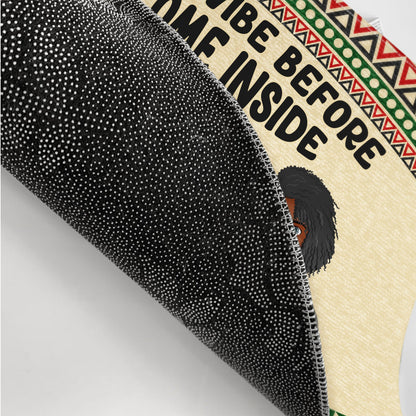 Check Ya Vibe - Home Decoration For Couple & Parents - Personalized Doormat