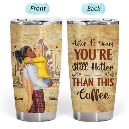Couple Kissing I Wanna Do Bad Things With You - Gift For Couples - Personalized Tumbler