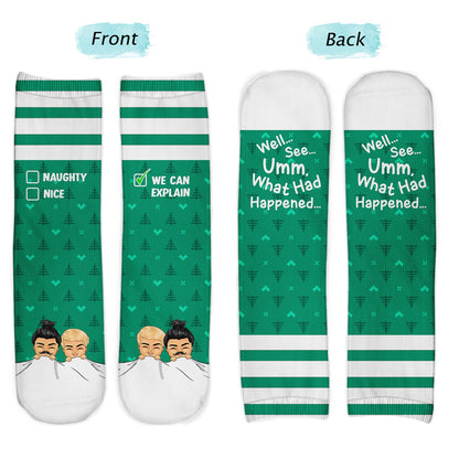 We Can Explain - Gift For Couples - Personalized Socks