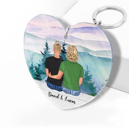 Drive Safe - Gift For Couples - Personalized Acrylic Keychain