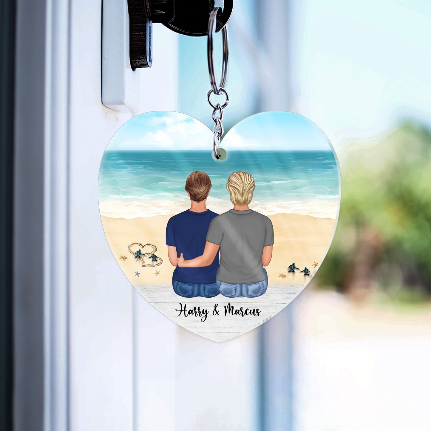 Drive Safe - Gift For Couples - Personalized Acrylic Keychain