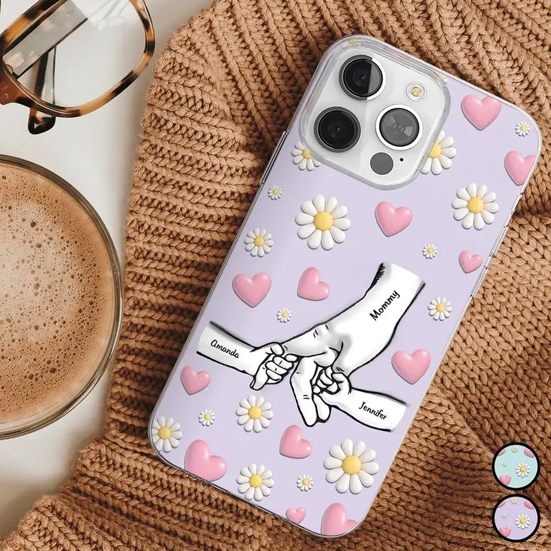 Mom We Love You - Personalized Clear Phone Case