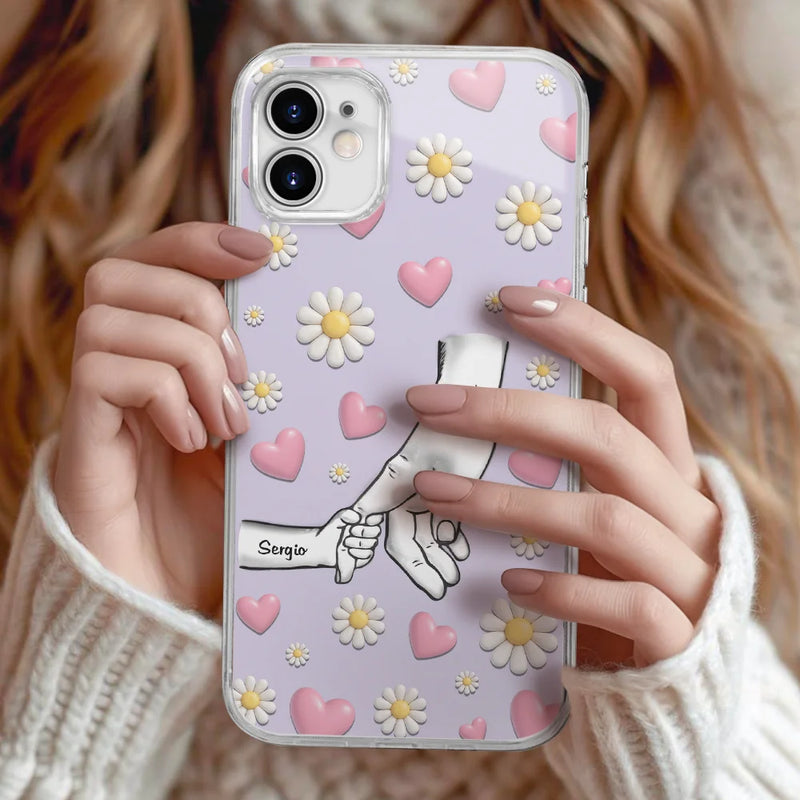 Mom We Love You - Personalized Clear Phone Case