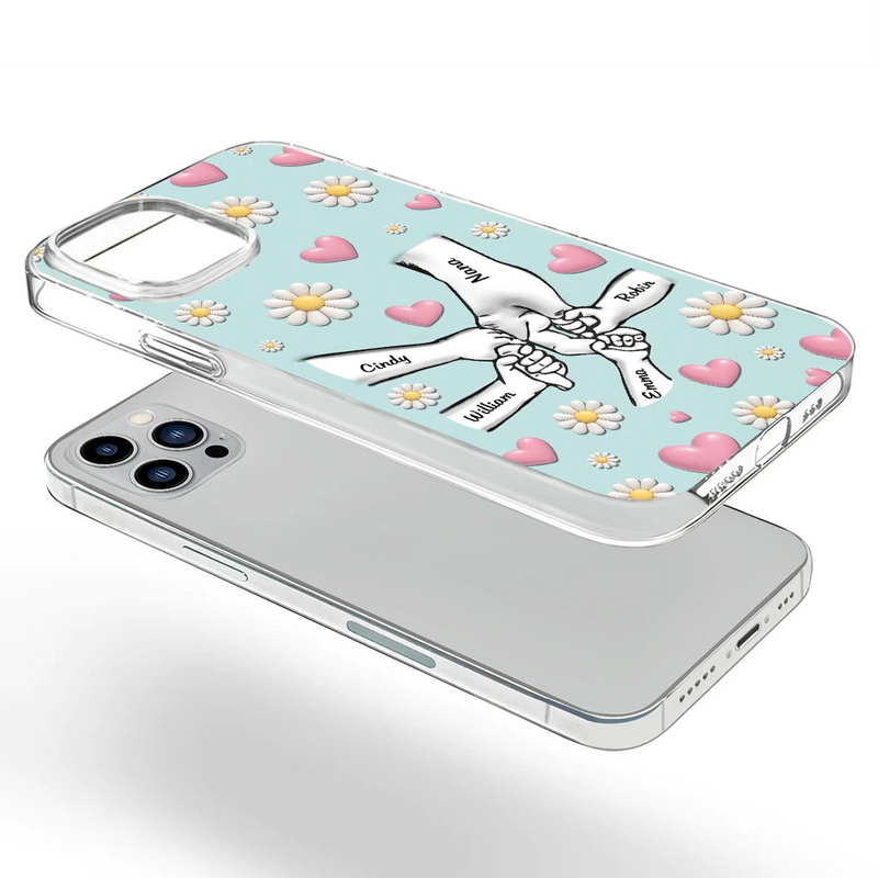 Mom We Love You - Personalized Clear Phone Case