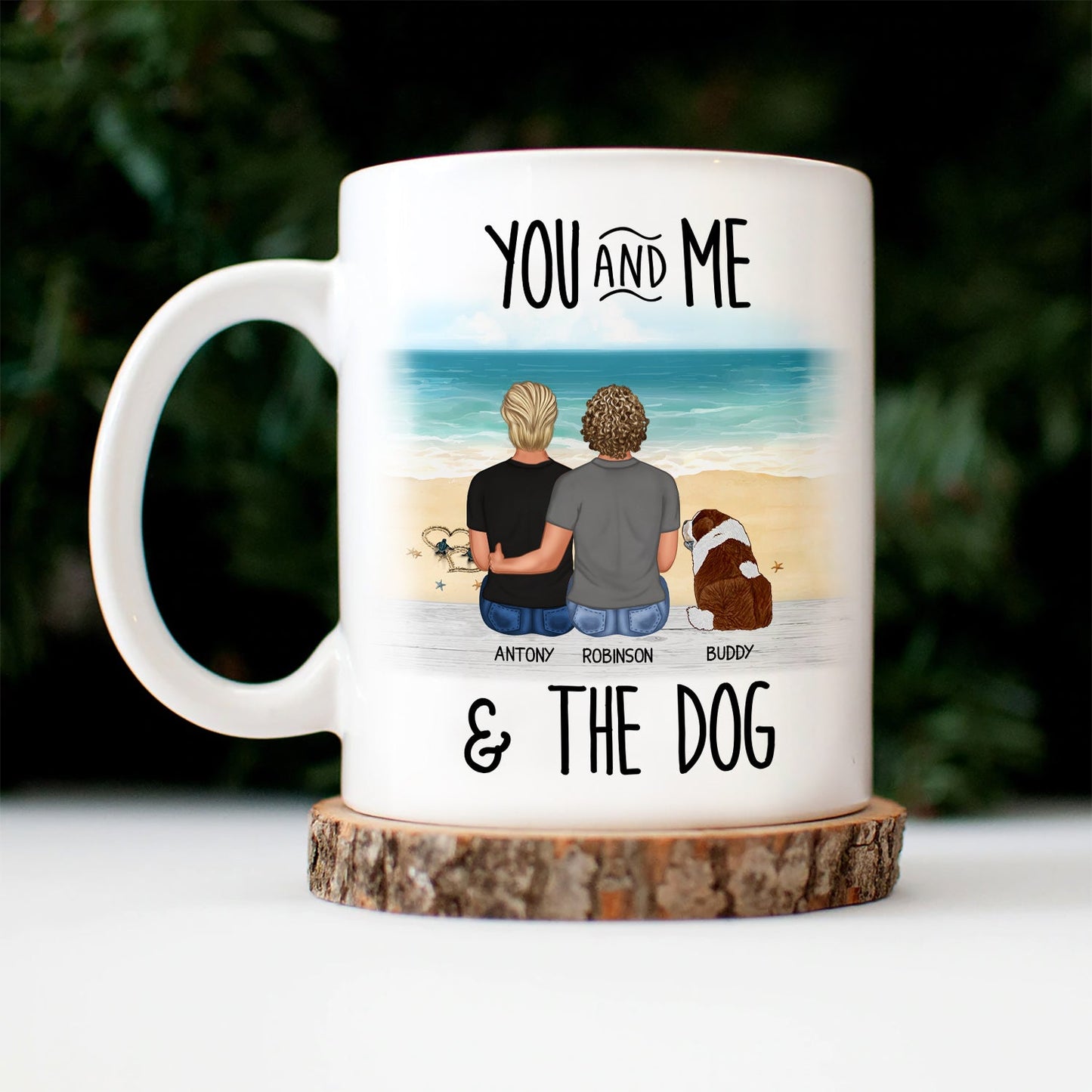 Pet Lovers You Me And The Fur Babies - Gift For Couples - Personalized Mug