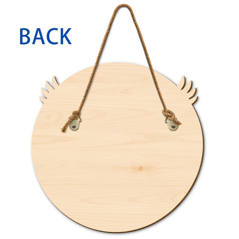 Gia Đình - Lát Gỗ Ảnh Tùy Chỉnh - Biển Hiệu Gỗ Cá Tính 