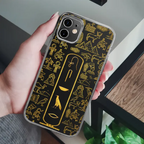 Custom Name In Egyptian Hieroglyphic Cartouche - Personalized Clear Phone Case