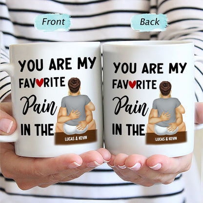 My Favorite Pain - Gift For Couples - Personalized Mug