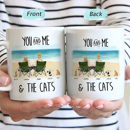 Camping The Fur Babies - Gift For Couples, Pet Lover - Personalized Mug