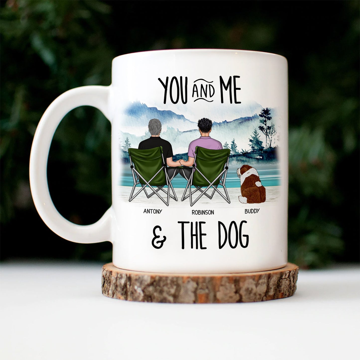 Camping The Fur Babies - Gift For Couples, Pet Lover - Personalized Mug
