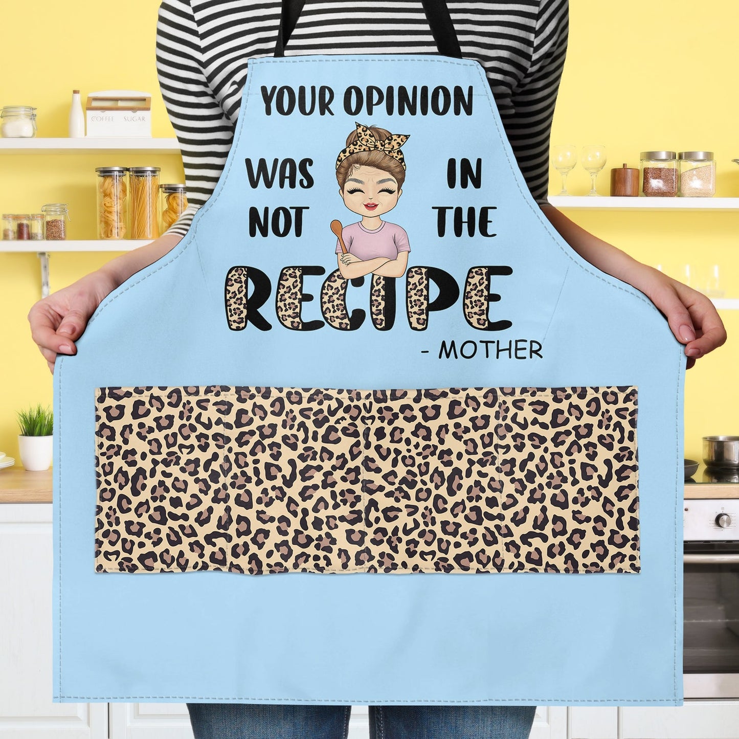 Cooking In The Recipe - Funny Gift For Wives, Mothers - Personalized Apron