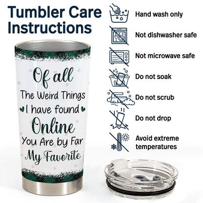 Annoy For The Rest Of My Life - Gift For Couples - Personalized Tumbler