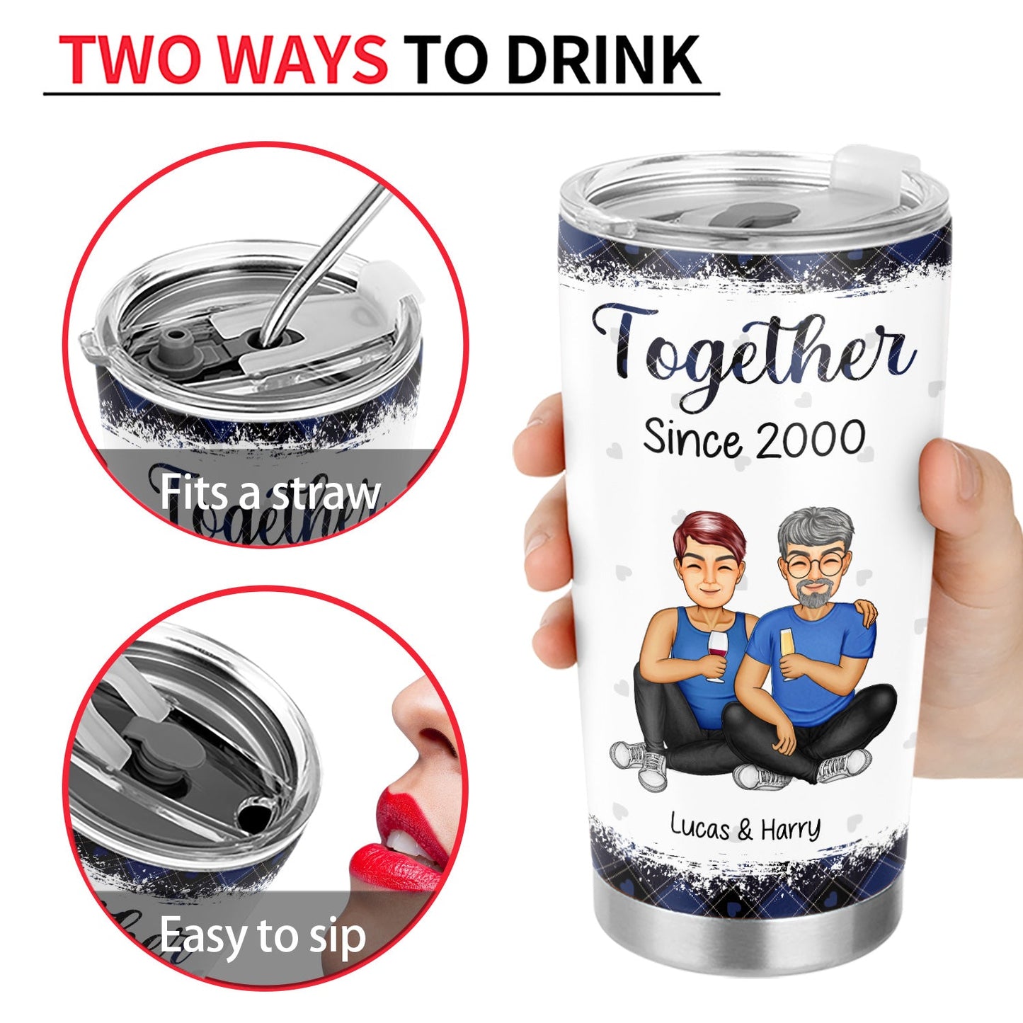 Annoy For The Rest Of My Life - Gift For Couples - Personalized Tumbler