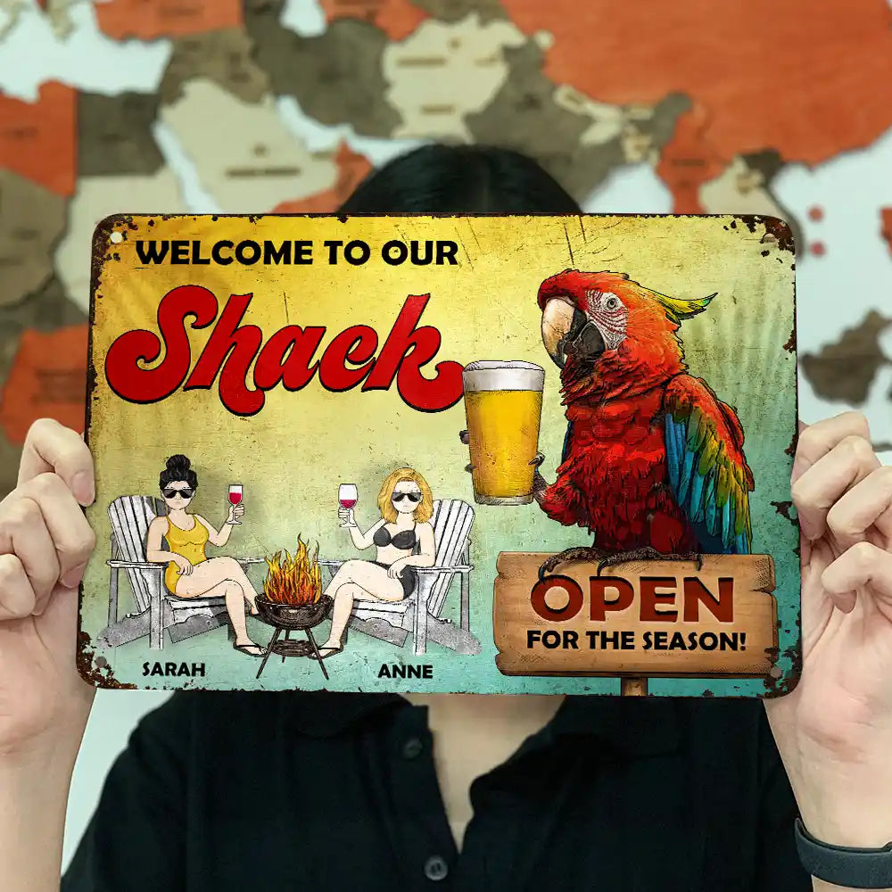 BBQ Open For The Season - Personalized Classic Metal Signs