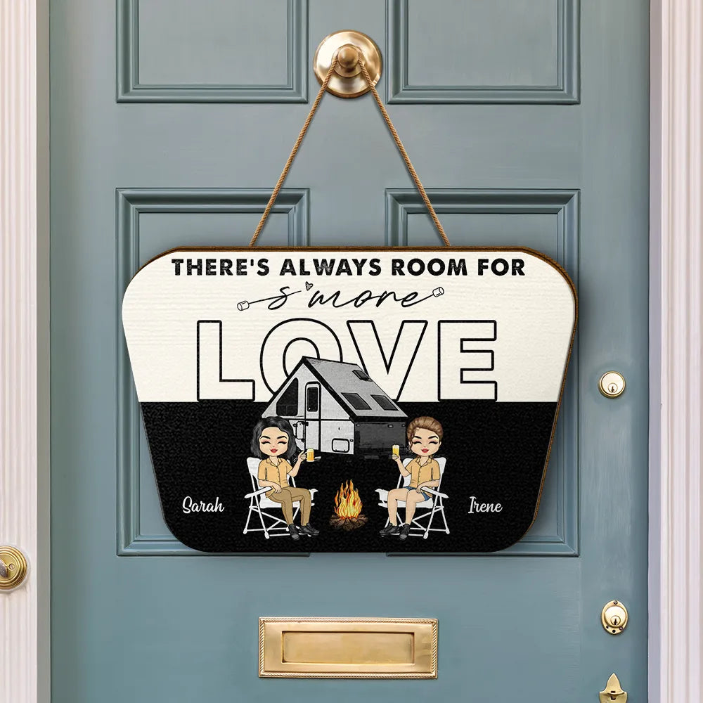 Room For S'More Love - Personalized Custom Shaped Wood Sign