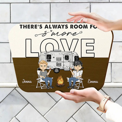 Room For S'More Love - Personalized Custom Shaped Wood Sign