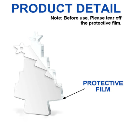 Custom Photo Christmas Tree - Personalized Custom Shaped Acrylic Ornament