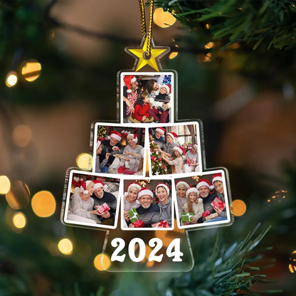 Custom Photo Christmas Tree - Personalized Custom Shaped Acrylic Ornament