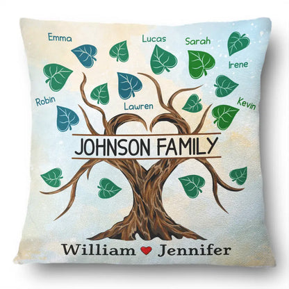 Family Tree - Personalized Pillow