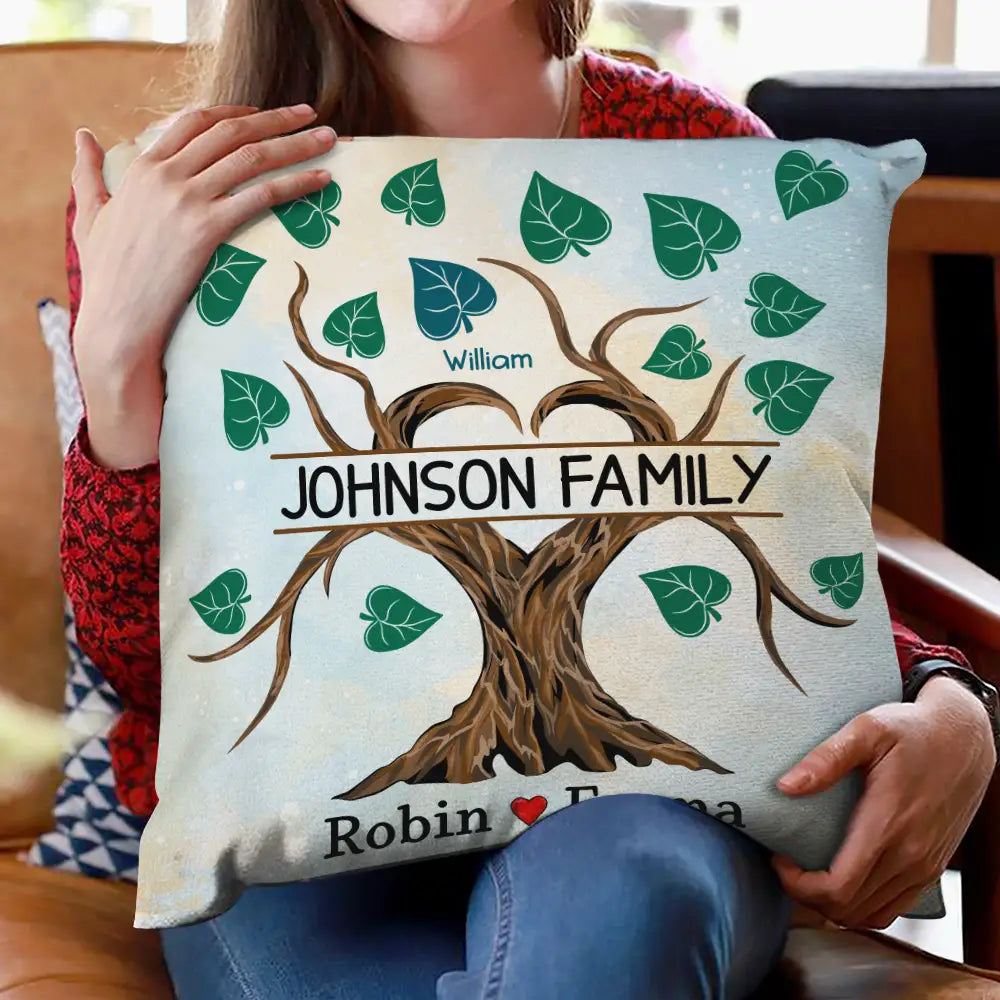 Family Tree - Personalized Pillow