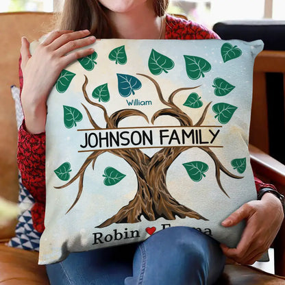 Family Tree - Personalized Pillow