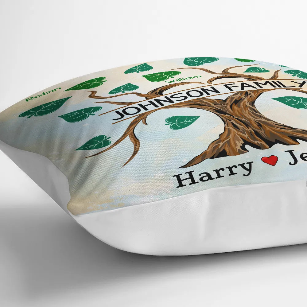Family Tree - Personalized Pillow