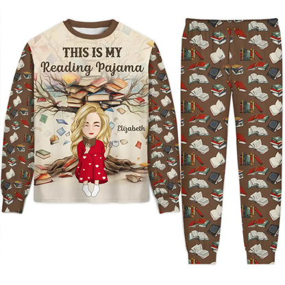 This Is My Reading Pajama - Personalized Unisex Pajamas Set