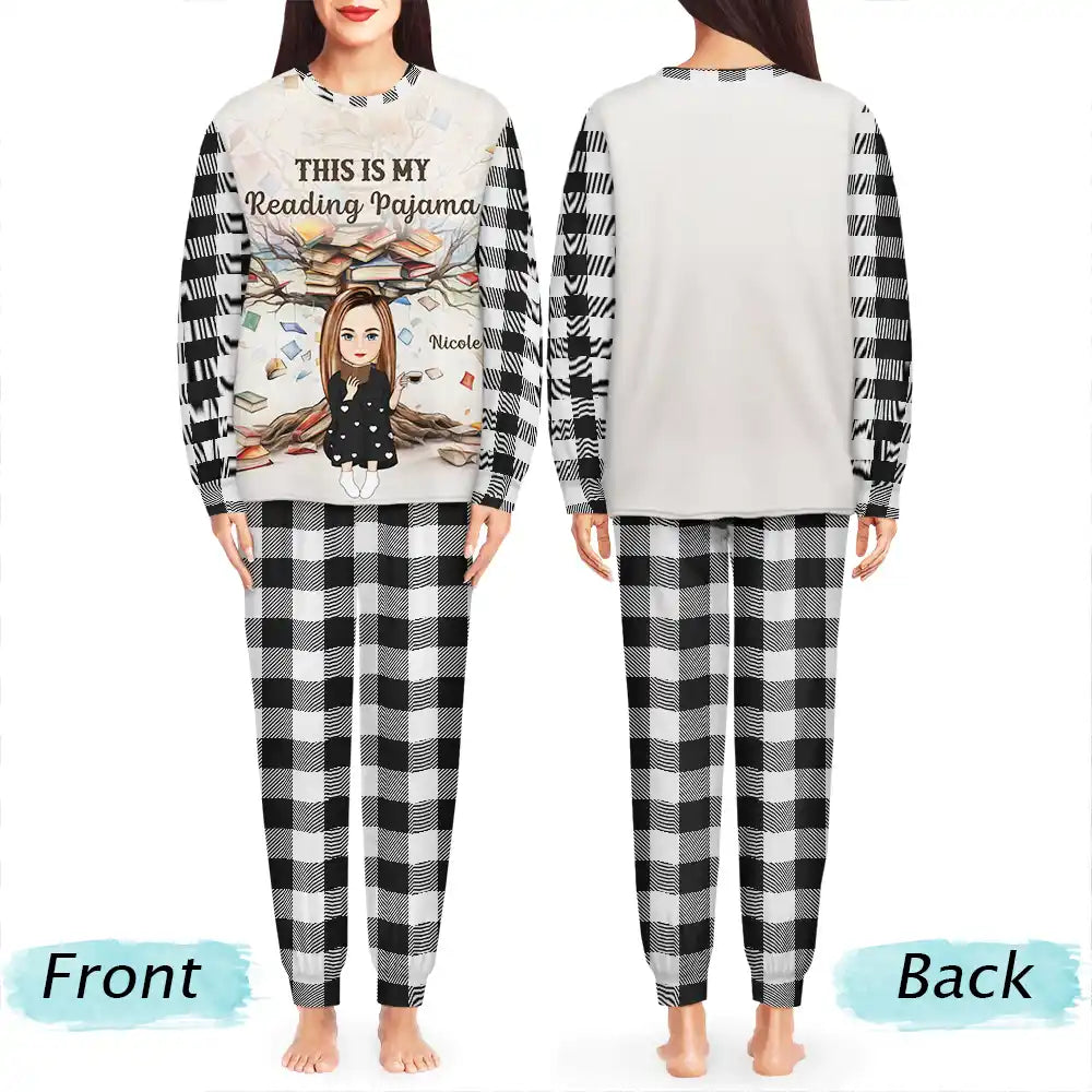 This Is My Reading Pajama - Personalized Unisex Pajamas Set