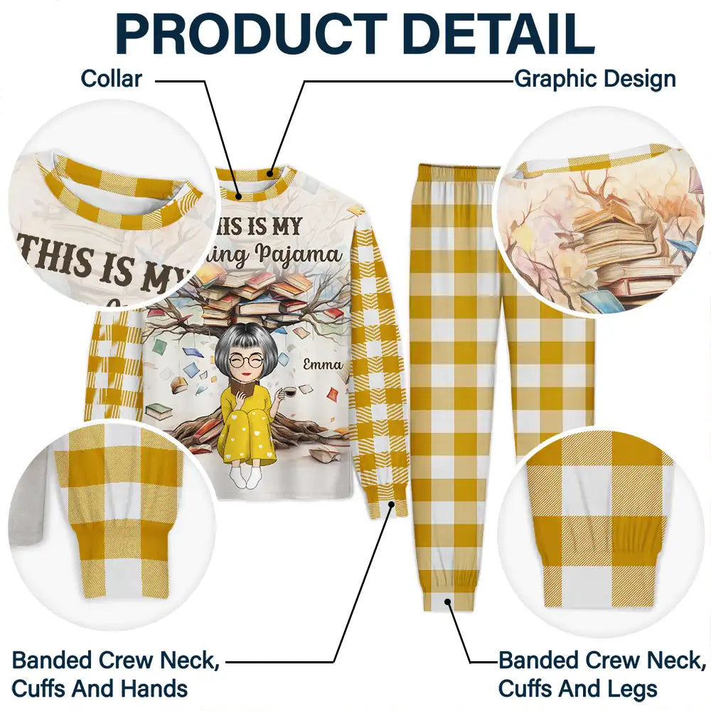 This Is My Reading Pajama - Personalized Unisex Pajamas Set