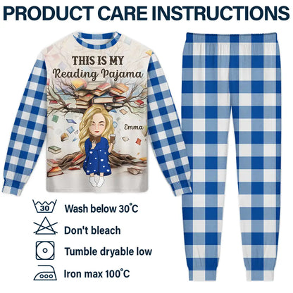 This Is My Reading Pajama - Personalized Unisex Pajamas Set