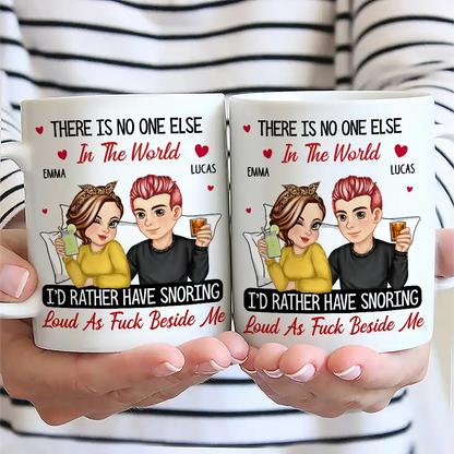 Couple Snoring Loud AF - Personalized Mug