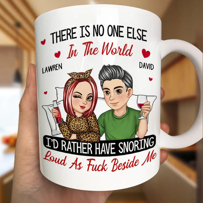 Couple Snoring Loud AF - Personalized Mug