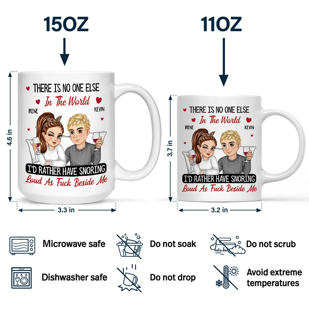 Couple Snoring Loud AF - Personalized Mug