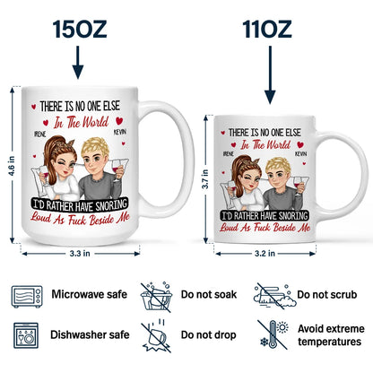 Couple Snoring Loud AF - Personalized Mug