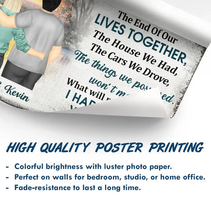 Old Couple I Had You & You Had Me - Personalized Poster