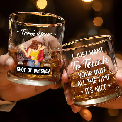 Couple Only One I Want To Annoy - Personalized Whiskey Glass