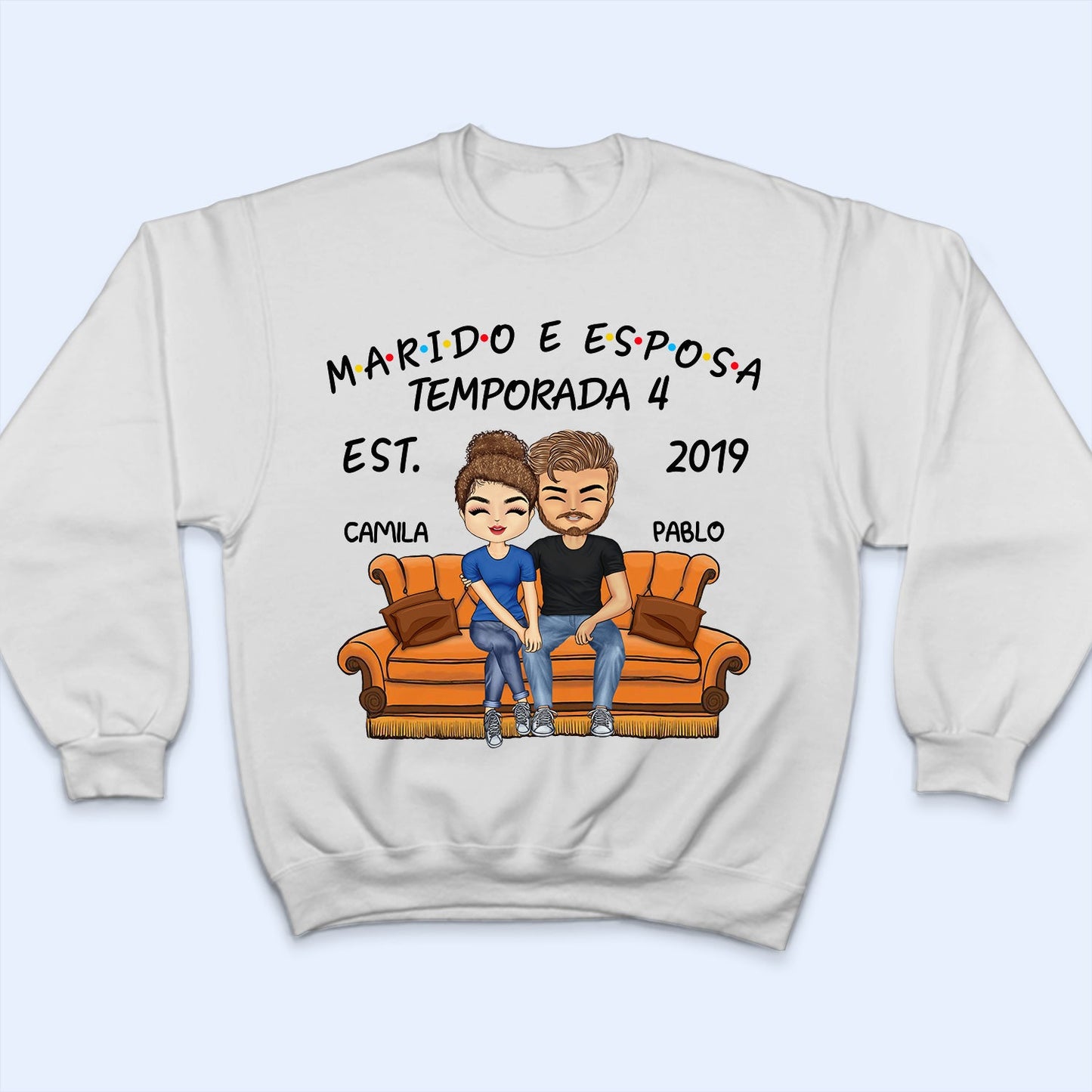 Marido E Esposa Temporada - T Shirt Personalizado