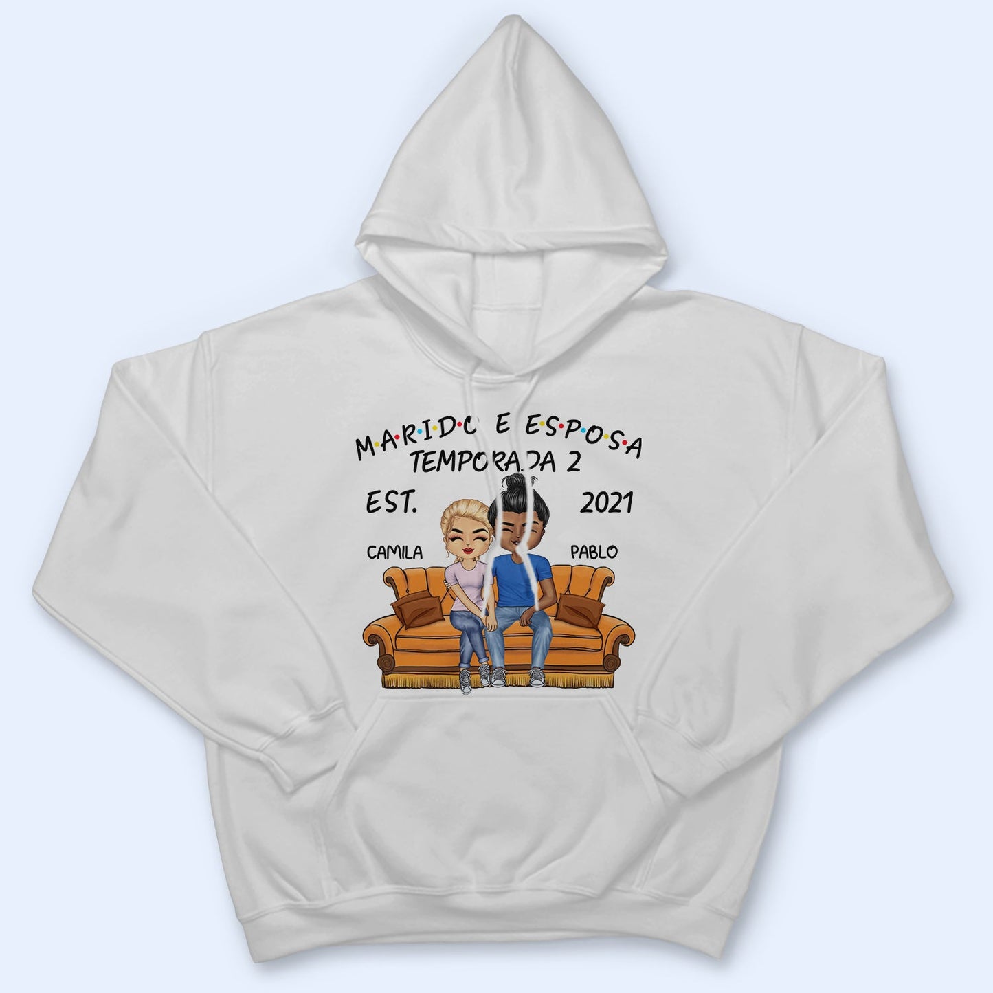 Marido E Esposa Temporada - T Shirt Personalizado