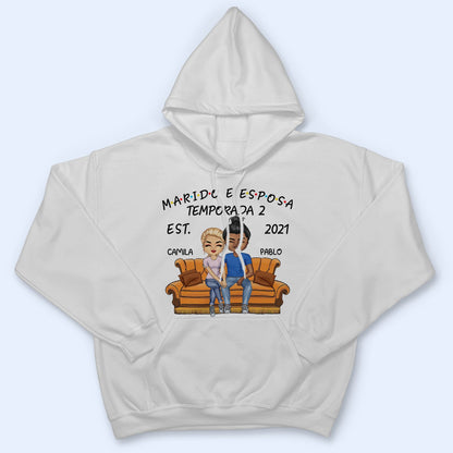 Marido E Esposa Temporada - T Shirt Personalizado