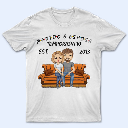 Marido E Esposa Temporada - T Shirt Personalizado