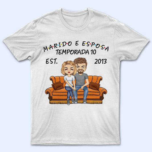 Marido E Esposa Temporada - T Shirt Personalizado