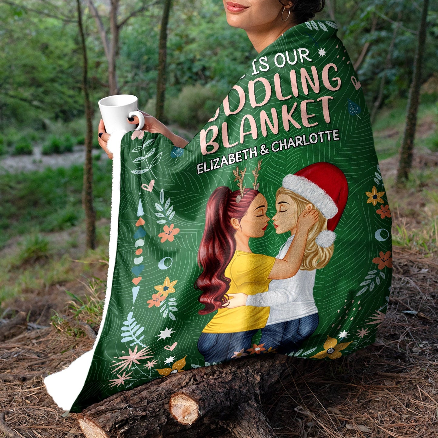 Our Snuggle Blanket - Holiday, Birthday, Loving, Anniversary Gift For Spouse, Husband, Wife, Boyfriend, Girlfriend - Personalized Fleece Blanket