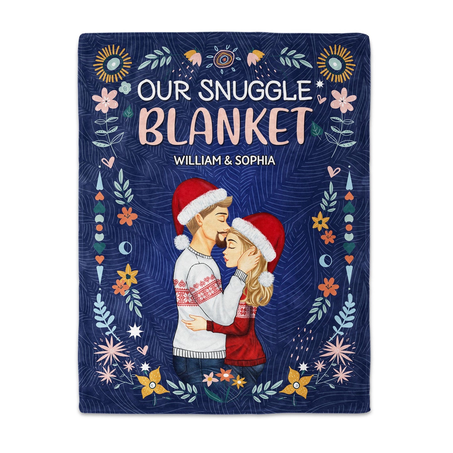 Our Snuggle Blanket - Holiday, Birthday, Loving, Anniversary Gift For Spouse, Husband, Wife, Boyfriend, Girlfriend - Personalized Fleece Blanket