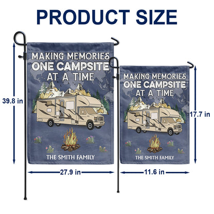 Drive Slow Drunk Campers Matter - Outdoor Decor For Camping Lovers - Personalized Flag