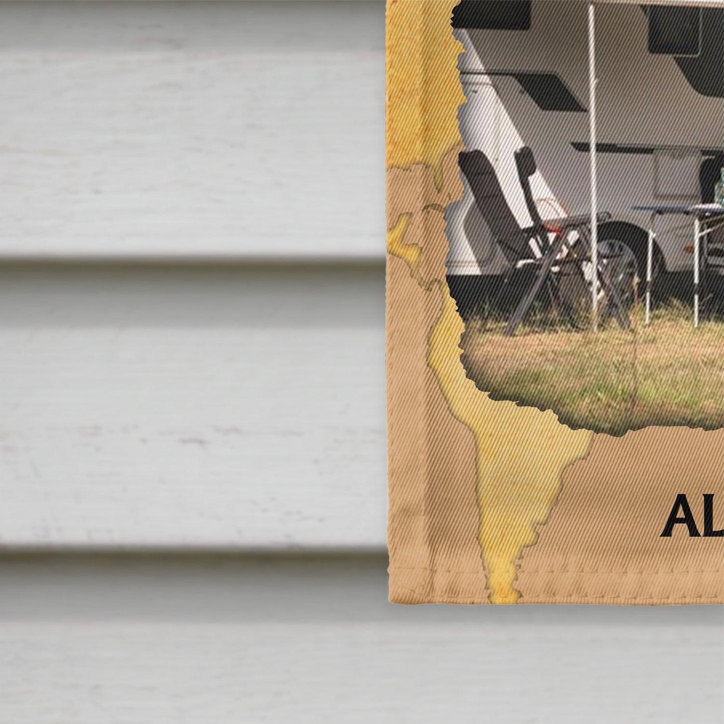 Custom Photo Drive Slow Drunk Campers Matter - Gift For Camping Lovers - Personalized Flag