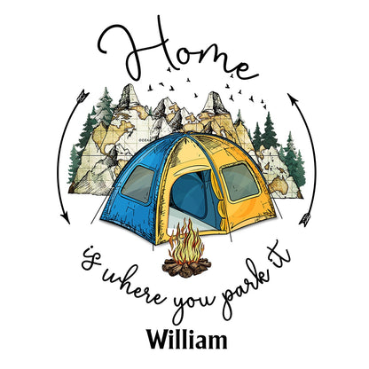 And Into The Forest I Go To - Gift For Camping Lovers - Personalized Camping Decal, Decor Decal