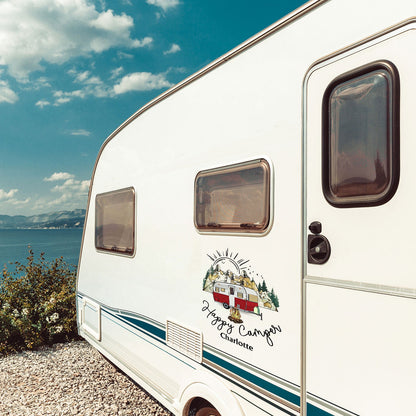 And Into The Forest I Go To - Gift For Camping Lovers - Personalized Camping Decal, Decor Decal